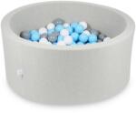  Világosszürke labdamedence 90x40cm