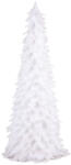 MagicHome MagicHome karácsonyi dekoráció, karácsonyfa pehelyből, fehér, 24 x 60 cm