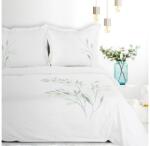  8a hímzett pamut-szatén ágyneműhuzat Fehér 160x200 cm - 70x80 cm 2db