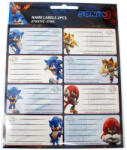  Sonic a Sündisznó Füzetcímke - 16 db