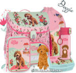 Ars Una mágneszáras iskolatáska SZETT 5 részes Cuki állatok - Doggie (5993120025150SZ2)