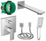 Hansgrohe Falsík alatti kádszett Hansgrohe Vernis Shape iBOX Kifolyócsővel (Vernis 71468000)