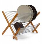 Relaxdays Bambusz edényszárító, RD9151, 38cm (10019151)