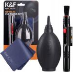 K&F Concept Körte Ecset Készlet a fényképezőgép Objektívjének 3az1ben tisztításához K&f (SKU.1694.I)