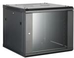 Hikvision 19" Fali Rack Szekrény - 12U, 600x600mm, Fekete (DS-XS6612-S/B)