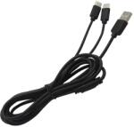 VENTARIS C100B PS5/Xbox Series X|S kontrollerhez USB Type-C Dual fekete töltőkábel (C100B)