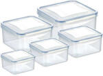 Tescoma FRESHBOX Négyzet alakú ételtároló doboz, 5 db (892044.00) - pepita