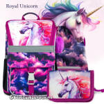 Baagl unikornisos iskolatáska SZETT - Royal Unicorn (8595689339128SZ)