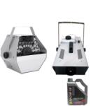  Lufigép, Távirányítós füstgép és 5 literes füstfolyadék csomag, IdeallStore®, ezüst