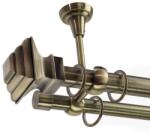  Cronos Dupla Galéria Kárnyszerelvény - 320 cm - Antik Arany