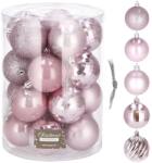 SPRINGOS Karácsonyfa gömbök - rózsaszín (CA0137)