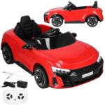 Springos Audi RS e-tron GT elektromos gyerekautó, 12V 4x4, piros/fekete, 3+, 103x58x41cm (KC0013)