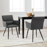  Clipop Étkezőszék 2db - Sötétszürke