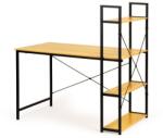 ModernHOME polcos Íróasztal - Barna, Fekete (PJJCT0002-302)