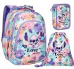 COOLPACK Stitch - Cool Pack Prime hátizsák szett - 3 részes - pasztell lila