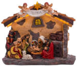 MagicHome MagicHome karácsonyi dekoráció, Betlehem, 21 melegfehér LED, 36 x 15 x 29 cm