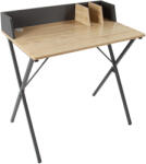 IdePar Luna íróasztal Sonoma tölgy + Argo szék szürke készlet