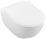 Villeroy & Boch 5614R2R1 - SUBWAY falra szerelhető WC, kerámia, SoftClose WC-ülőkével, fehér 5614R2R1 (VB0184)