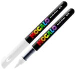 M&G Marker acrilic M&G MOCALO, vârf pensulă - Alb 663