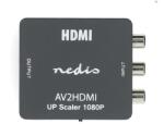 NEDIS VCON3456AT (converter) videó konverter, 3 xRCA bemenet - HDMI kimenet 1080p, 1, 65 Gbps (VCON3456AT) - pcx