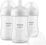 Philips Комплект 3 броя шишета за хранене Philips Natural Response - с биберон със сила на потока 3, 260 ml, 1 m+ (00A.0607.001)