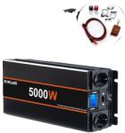  Power Inverter, tiszta szinuszhullám, távirányító, 4000W, 24 V -os, Európa