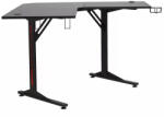 Signal B-219 Fekete Sarok Gamer Íróasztal MDF Pohár- és Fejhallgatótartóval (B219C)