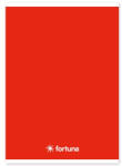 Fortuna Füzet vonalas FORTUNA Monocolor A/5 32 lapos piros
