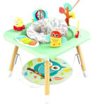 WePro Store 4 az 1-ben babaugró aktivitásközponttal a WePro Store-ban, babaugró, állítható magasságú, 360 fokban forgó ülés, hangok, fények és vonzó kiegészítők, ideális 6 hónapos kortól, zöld