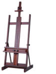  MEEDEN Klasszikus H-vázas Festőállvány - Nagyméretű - Dió