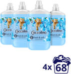 Coccolino Blue Splash öblítőkoncentrátum 4x1700 ml (272 mosás)