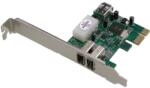 Dawicontrol DC1394 2x FireWire port bővítő PCIe kártya (OEM) (DC-1394 PCIE BLISTER) (DC-1394 PCIE BLISTER)