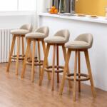  Quasar & Co. ® Bárszékkészlet - 2 db - Elefántcsont - 80 cm