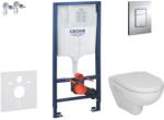 GROHE Rapid SL - Falra szerelhető szerelési szett, WC és ülőke Jika Lyra Plus, gombok Skate Cosmopolita, króm 38528SET-KJ2 (38528SET-KJ2)