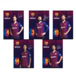  Jegyzetfüzet A5 FC Barcelona négyzet alakú, 16 lap, vegyes kivitelben, 102019001