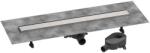 Hansgrohe RainDrain Go - Zuhanylefolyó 80 cm, kétoldalas ráccsal, csempe lerakáshoz, csiszolt rozsdamentes acél 56273800 (56273800)