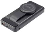 VOLTCRAFT Indukciós Powerbank 20000 mAh Qi, Power Delivery, Lítiumion, Fekete, Állapotjelző, VOLTCRAFT VC-WPB-20000