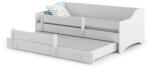 Kobi Kétszemélyes ágy Erik II 160x80 - Fehér fogantyúval