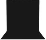  Fotózás háttere, muszlin pamut anyag, Chroma Key kompatibilis, 6000x3000, Fekete