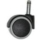 Allstore Görgő irodai székhez, kemény felületre, 10-es, 5 db/csomag, szürke/fekete