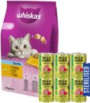 Whiskas WHISKAS Száraz macskatáp 1+ steril csirkével 14kg + WILD FARM Premium Grain Free Lamb and Tuna 6x400g