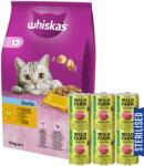 Whiskas WHISKAS Száraz macskatáp 1+ steril csirkével 14kg + WILD FARM Premium Grain Free Turkey and Teleal 6x400g