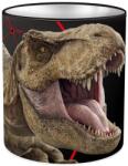 Pulio Luna: Jurassic World dinoszauruszos henger alakú fém asztali írószertartó 10x11cm (5205698601651) (5205698601651)