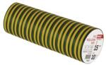 EMOS Szigetelőszalag 15mm/10méter zöld-sárga 10db / csomag