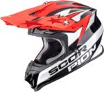 Scorpion VX-16 EVO Air Patriot motokrossz bukósisak fekete-fehér-piros