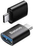 Baseus Ingenuity Series csatlakozóadapter USB Type C USB-A 3.2 gen 1 fekete (ZJJQ000001)