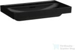 Laufen MEDA 80x46 cm-es falra/bútorra szerelhető mosdó 3 csaplyukkal, matt fekete H8101177161081 (H8101177161081)