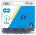 KMC S1 kerékpár lánc, 1s (1/8 col), 112 szem, barna