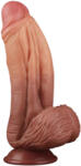 Lovetoy - dildo realist cu două straturi - 26cm - culoare naturală (6970260905510) Dildo