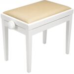 Bespeco SG 101 Scaun din lemn pentru pian White (SG1WLVB)